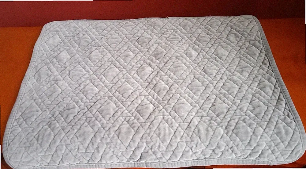 2 Westport Linens Lightly Quilted Fleece Pillow Shams, Standard