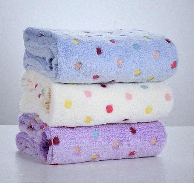 3PCS Soft Warm Pet Fleece Blanket Bed Mat Pad Cover Cushion For Dog Cat Puppy