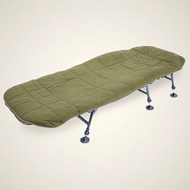 Abode hollow fill quilted fleece bedchair mattress topper carp fishing bed cover