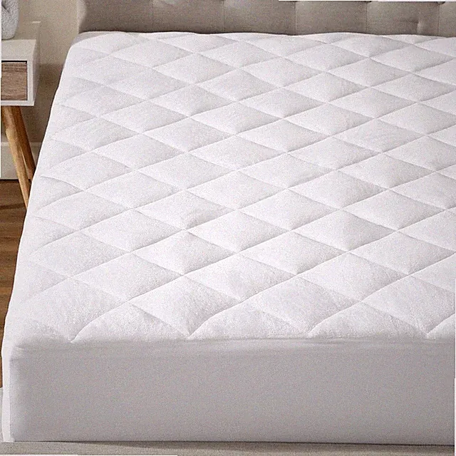 Circles Home Double Puff Fleece Mattress Pad