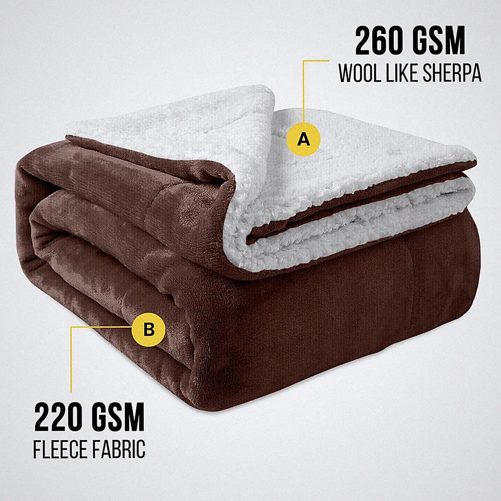 Twin size fleece blanket