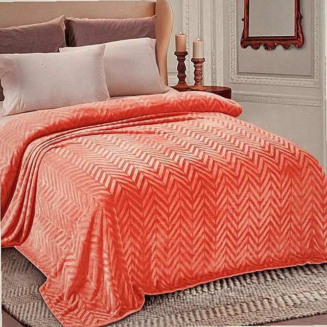 Flannel Fleece Queen Size Bed Blanket, Lightweight Breathable Soft Bedspread...