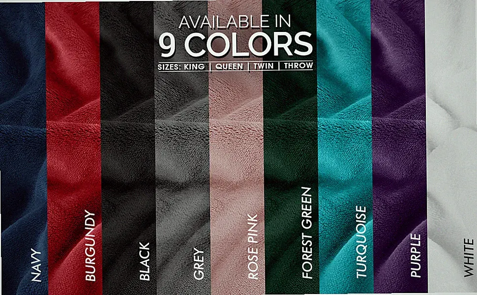 Fleece Blanket 300GSM Luxury Bed Blanket Anti-Static Fuzzy Soft Utopia Bedding