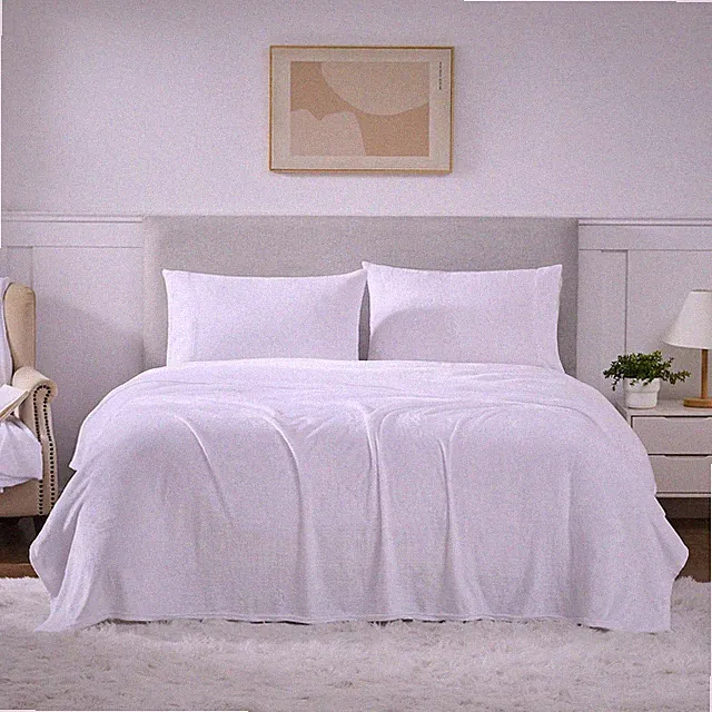 Fleece Sheets King Size – Deep Pocket Bedding Toasty Warm Microfleece Bed She...
