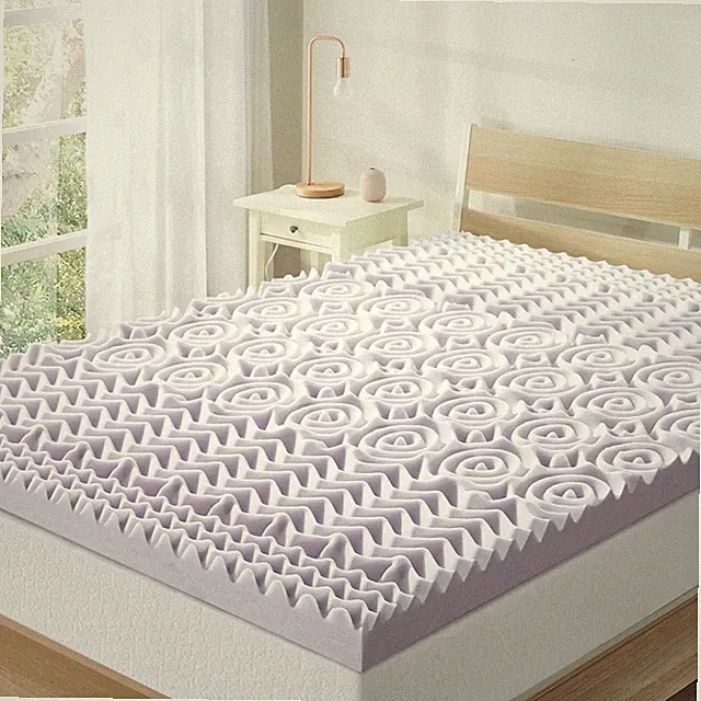 Full Mattress Topper - 3 Inch 5-Zone Memory Foam Bed Topper with Lavender Infuse