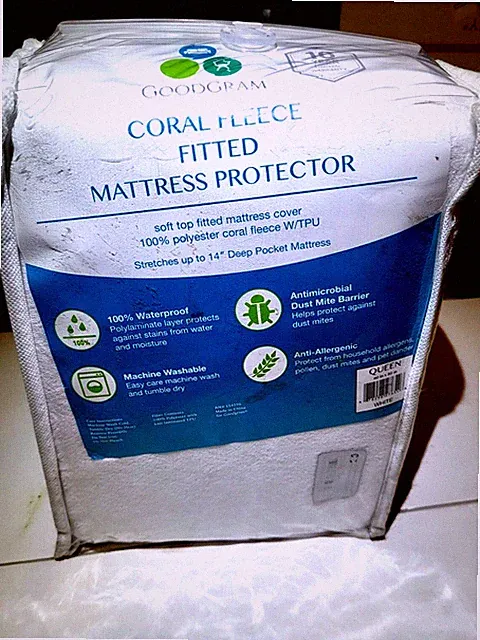 Goodgram Fleece Queen Size Deep Pocket Mattress Cover/Protector New
