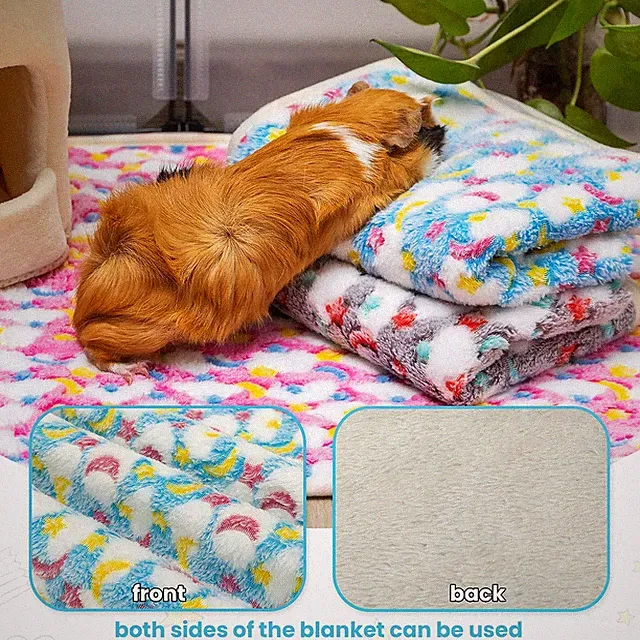 Guinea Pig Bedding Mat - 3 Pack Waterproof Washable Rat Cage Liner Bedding Ac...