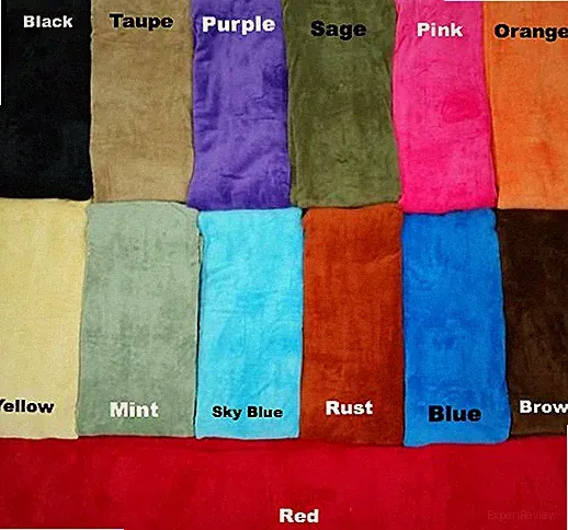 Luxurious Fleece Throw Blanket Super Soft 14 Solid Colors Queen King Full Size