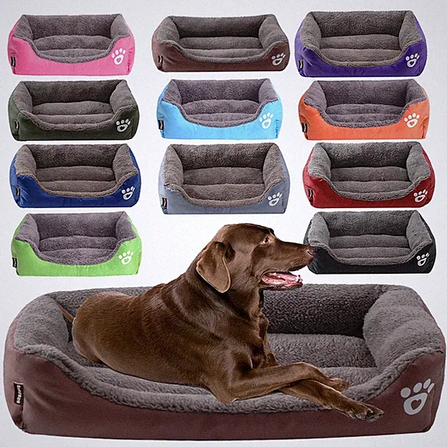 Pet Dog Cat Bed Calming Sleeping Kennel Puppy Super Soft Mat Pad Warm Nest