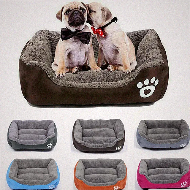 Pet Dog Cat Bed Puppy Cushion House Soft Warm Kennel Mat Blanket Pad Washable