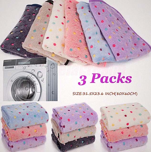 Puppy Blanket for Pet Cushion Small Dog Cat Puppy Kitten Bed Soft Warm Sleep Mat