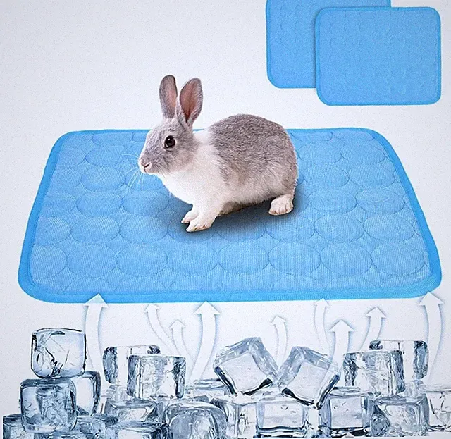 Rabbit Bed Cooling Pad, 15.8" L*11.8" for Squirrel, Hedgehog, Chinchilla