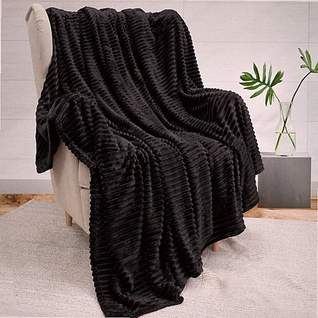 Soft Blanket Fleece Lightweight Pattern Throw for Couch Sofa Bed Chair Bedspread